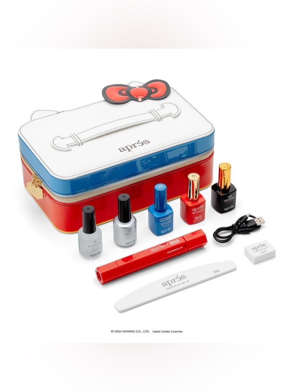 APRES HELLO KITTY® X APRÉS GEL-X® NAIL EXTENSION KIT + NATURAL ALMOND MEDIUM
